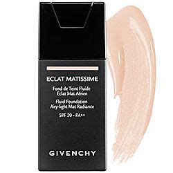 givenchy fluid foundation airy light mat radiance spf 20|Givenchy Eclat Matissime Airy.